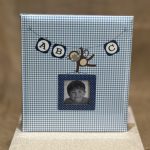 ΑΛΜΠΟΥΜ-ΓΑΛΑΖΙΟ/ΛΕΥΚΟ ΜΕ ΦΩΤΟΓΡΑΦΙΑ 29X32CM