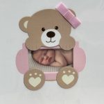 ΑΛΜΠΟΥΜ-ΛΕΥΚΟ/ΡΟΖ ΜΕ ΑΡΚΟΥΔΑΚΙ ΚΑΙ ΦΩΤΟΓΡΑΦΙΑ 29X32CM - Image 2