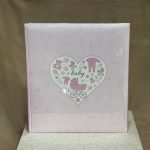 ΑΛΜΠΟΥΜ-ΡΟΖ ΜΕ ΚΑΡΔΙΑ 29X32CM