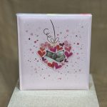 ΑΛΜΠΟΥΜ-ΡΟΖ ΜΕ ΚΑΡΔΟΥΛΕΣ ΚΑΙ ΦΩΤΟΓΡΑΦΙΑ 29X32CM