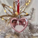 ΧΡΙΣΤΟΥΓΕΝΝΙΑΤΙΚΗ ΜΠΑΛΑ ΚΑΡΔΙΑ ΦΩΤΙΖΟΜΕΝΗ ΜΕ ΦΩΤΟΓΡΑΦΙΑ - Image 2