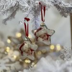 ΧΡΙΣΤΟΥΓΕΝΝΙΑΤΙΚΗ ΜΠΑΛΑ ΔΙΑΦΑΝΗ ΑΣΤΕΡΙ ΜΕ ΧΡΥΣΟ ΓΚΛΙΤΕΡ ΦΩΤΟΓΡΑΦΙΑ - Image 3