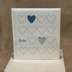 ΑΛΜΠΟΥΜ-ΛΕΥΚΟ/ΓΑΛΑΖΙΟ ΜΕ ΚΑΡΔΟΥΛΕΣ