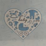 ΑΛΜΠΟΥΜ-ΓΑΛΑΖΙΟ ΜΕ ΚΑΡΔΙΑ 29X32CM - Image 2