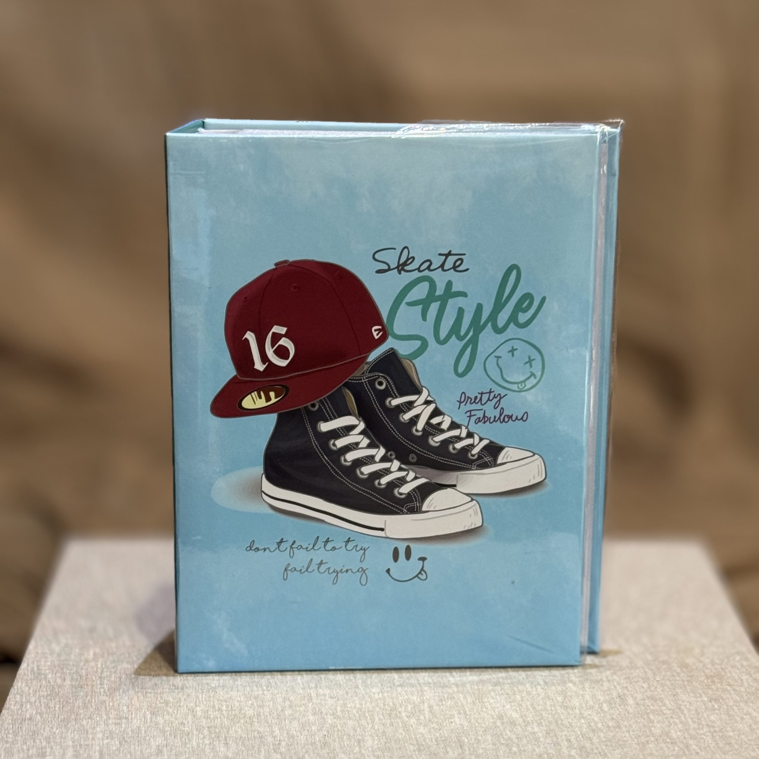 IMG_6300-photo-album-200-photos-10x15 ΑΛΜΠΟΥΜ-ΓΑΛΑΖΙΟ SKATE STYLE 200 ΦΩΤΟΓΡΑΦΙΩΝ 10Χ15 - Image 1