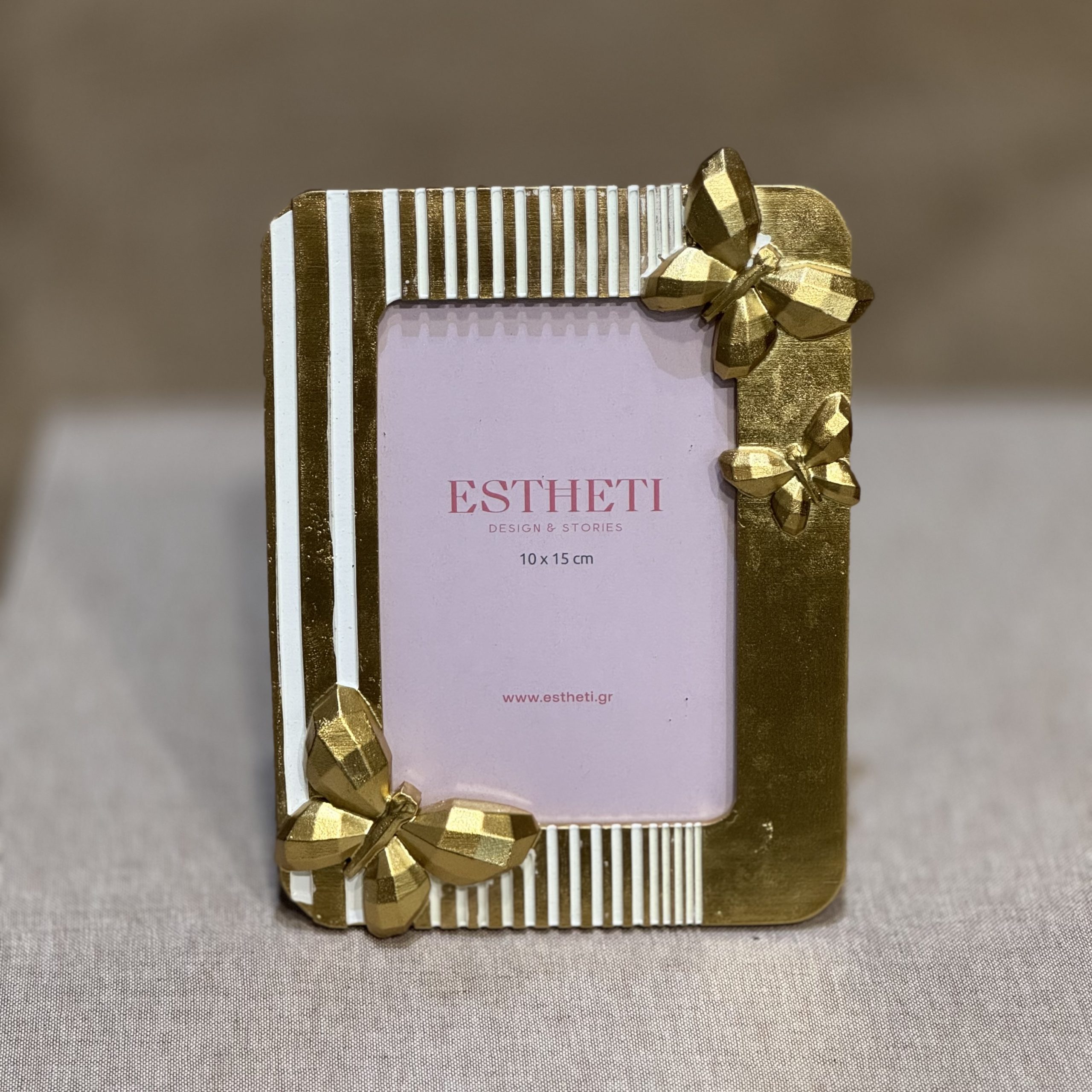 IMG_7834 ESTHETI-ΚΟΡΝΙΖΑ ΧΡΥΣΗ ΜΕ ΛΕΥΚΕΣ ΡΙΓΕΣ ΚΑΙ ΠΕΤΑΛΟΥΔΕΣ - Image 1